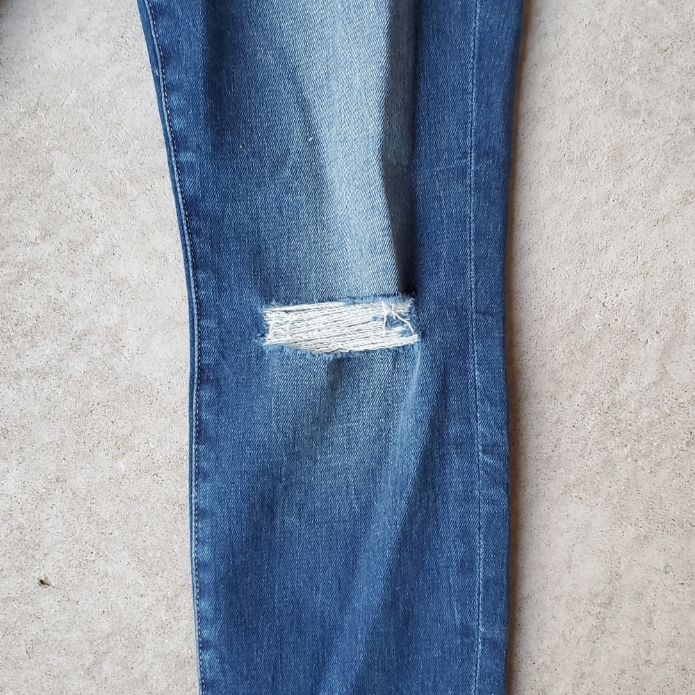 NWOT Frame Denim 30 Boho Western Rodeo Mid Rise Le Flare Kick Flare Fray Jeans - Picture 10 of 16